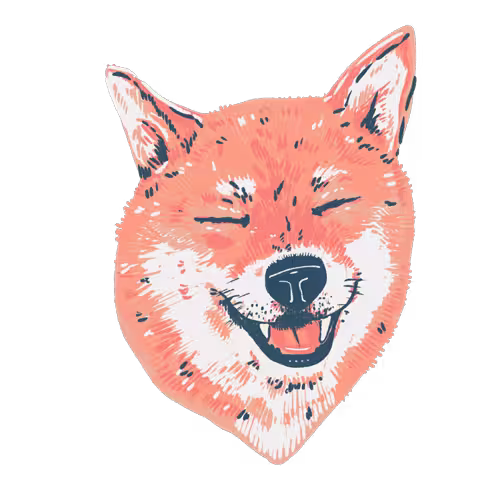 Shiba Inu Hehe sticker
