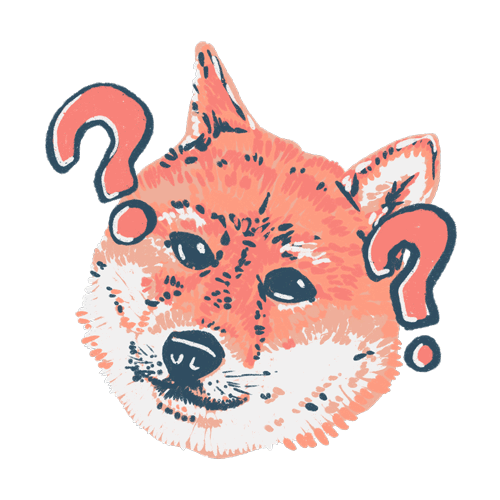 Shiba Inu Pardon sticker