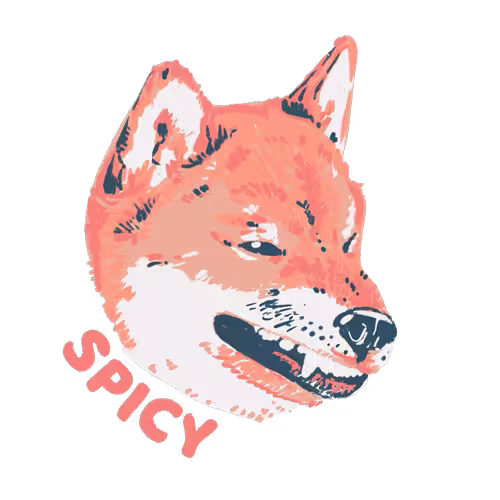 Shiba Inu Spicy sticker